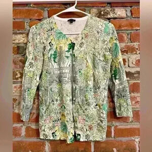 Talbots Scenic Cardigan Size XS